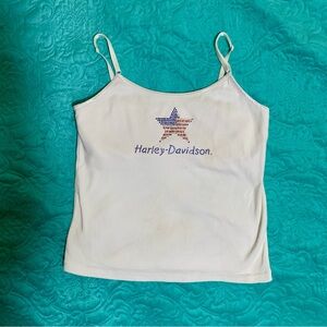 Harley-Davidson White has built in bra size extra large